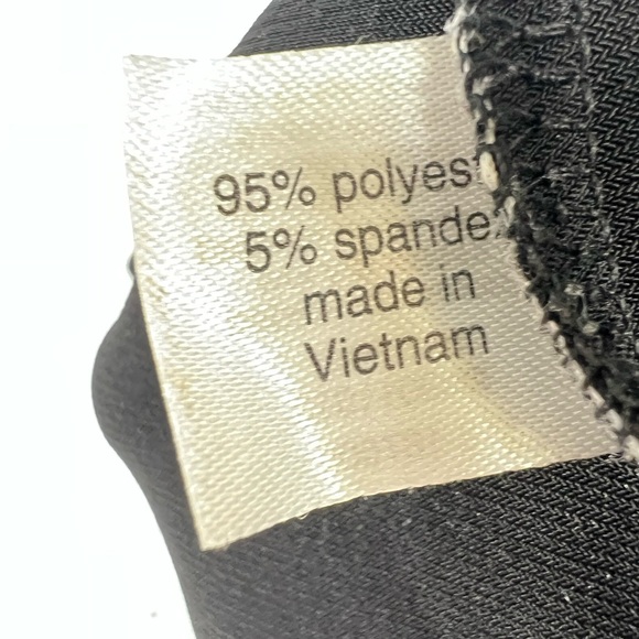 Lane Bryant black 14/16 faux wrap top 3/4 sleeve stretchy casual business work - Picture 6 of 8